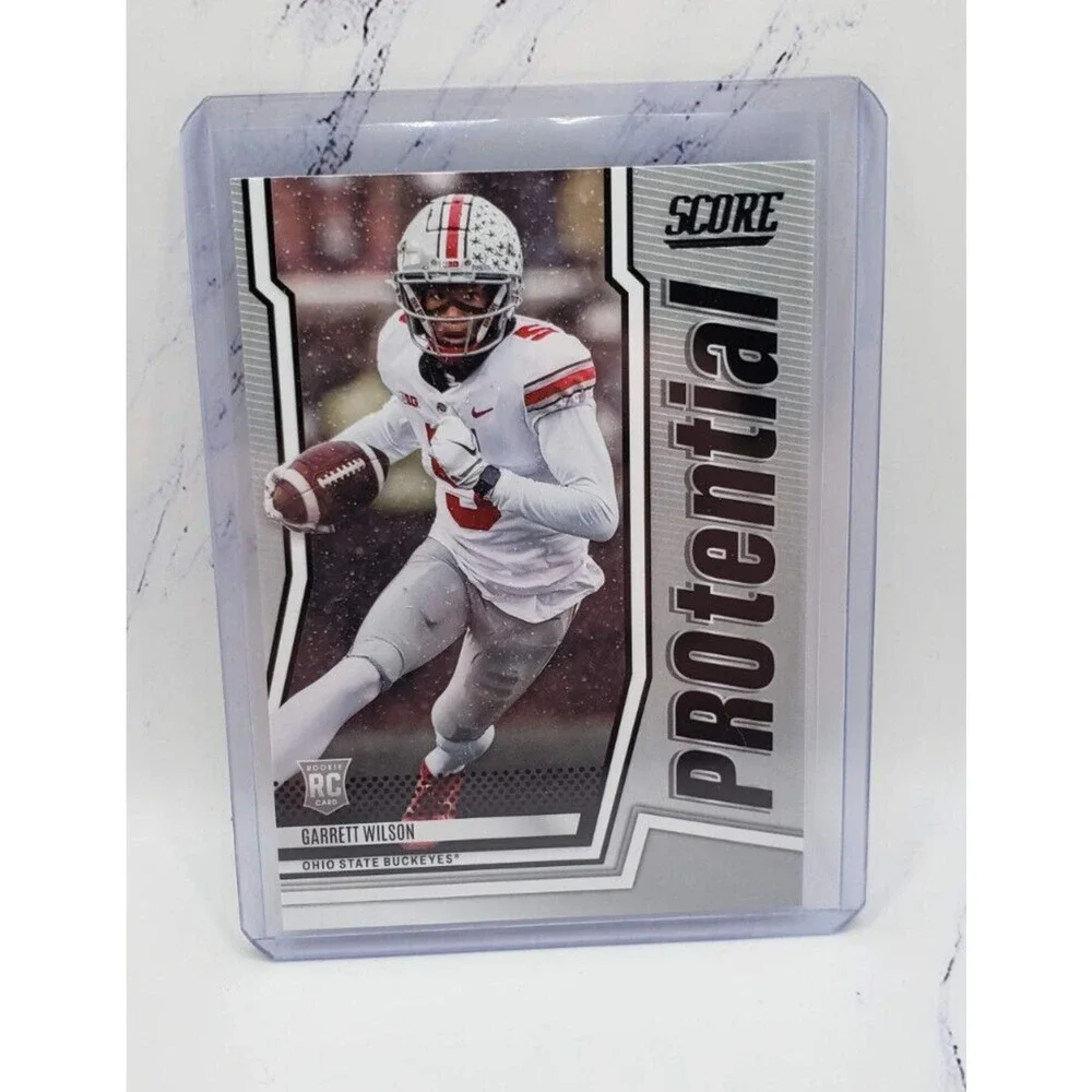 2022 Panini Score Protential Garrett Wilson #P-GW Rookie Card RC New York Jets